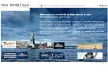 Tablet Screenshot of newworldtravel.com